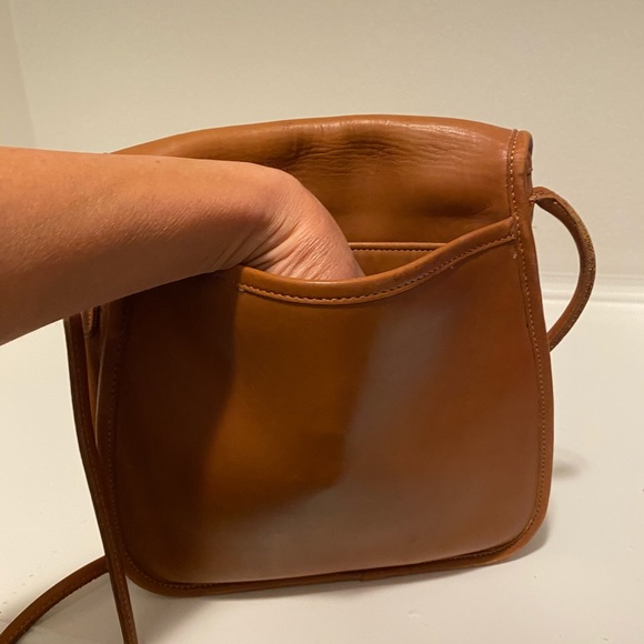 COACH LEATHER SHOULDER BAG BUTTERY TAN LEATHER - Picture 7 of 15
